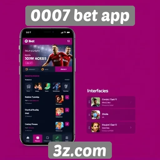Análise da interface do 0007 bet app